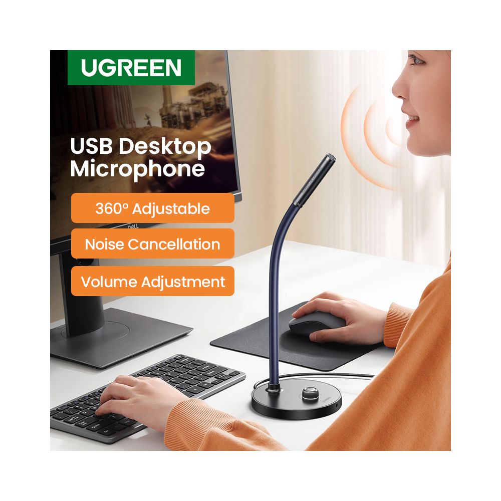Ugreen 90416 Desktop USB Microphone Ugreen 90416 Desktop USB Microphone